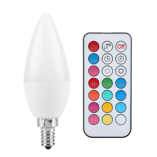 3W monivärinen LED-kynttilälamppu, AC85-265V KLB