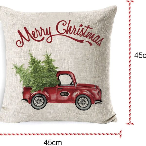 4 stk. Juleputetrekk 45x45cm A KLB