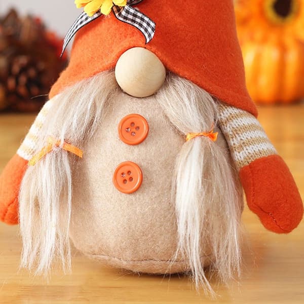 Thanksgiving hylde dekoration, efterår gnome, efterår ahornblad græskar hat KLB