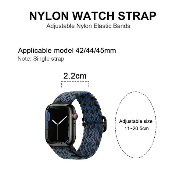 Den justerbare nylon sportsurrem er egnet til Apple Style 1