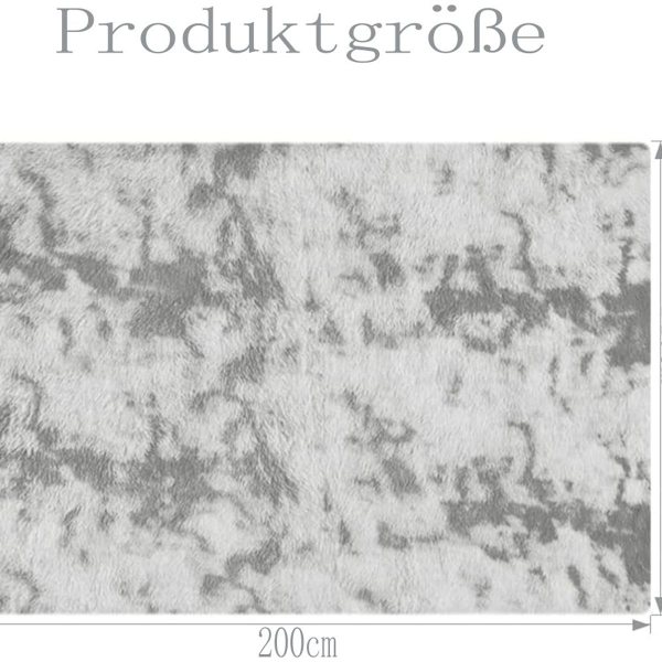 Matto olohuoneen matto shag-matto 200 * 140 cm KLB