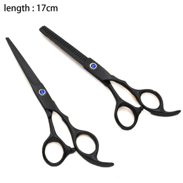 Hiustenleikkurit Set Professional Hairdressing Scissors Hiustenleikkaus Musta