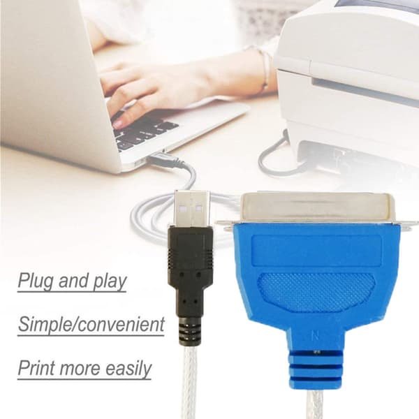 USB IEEE 1284 trycklinjestandard CN36-gränssnitt