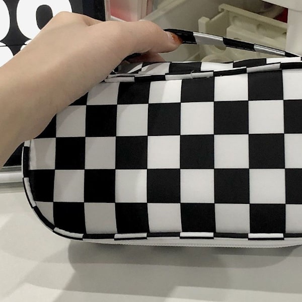 Pencil Case Abstrakte Linjer Høj Kapacitet Pencil Case til KLB
