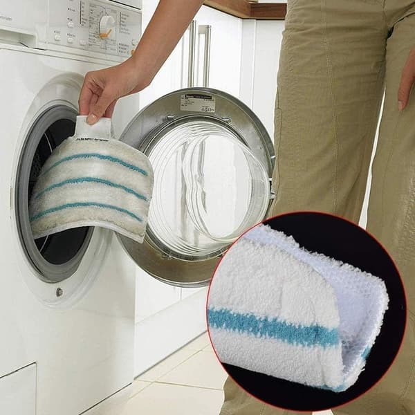 6x vaskbare mikrofiberputer for Black & Decker dampmopp