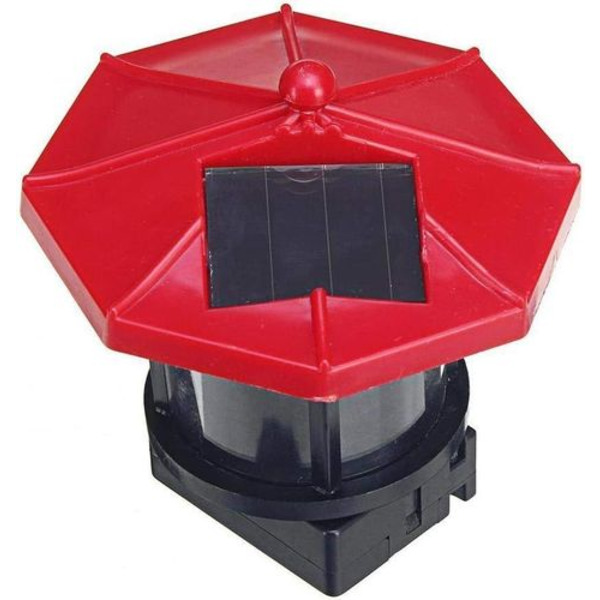 2 st LED Solcellsdrivna Fyrar Sollampor Eldtorn Guide Utomhus