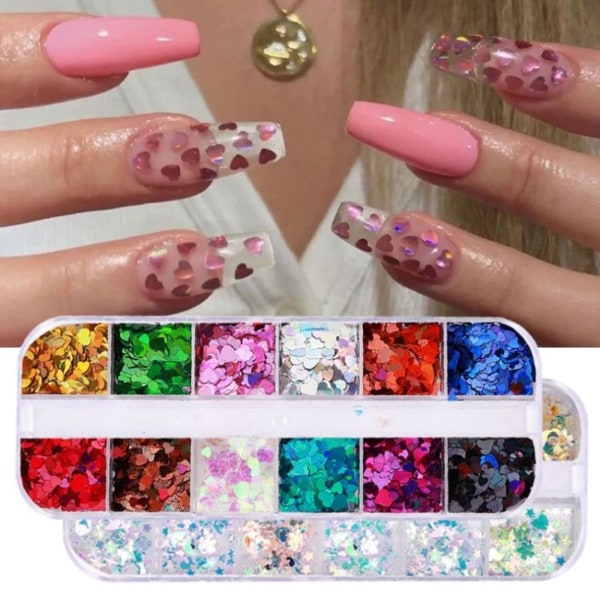 2kpl Nail Art Butterfly Laser Symphony Sequins-15th