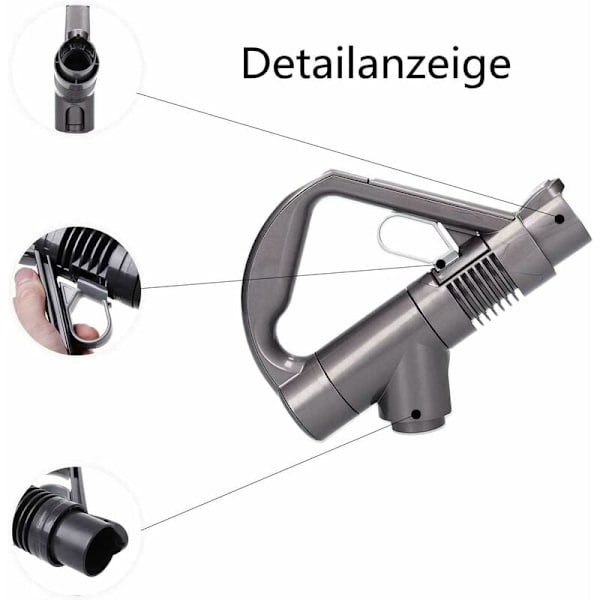 Sauva kahva Dyson DC19 DC23 DC26 DC29 DC32 DC36 DC37 Animal -imurille, liipaisimen pää, korvaava KLB