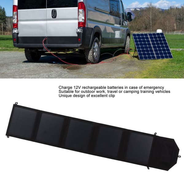 Sammenleggbart solcellepanelsett, monokrystallinsk silisium USB-lader KLB