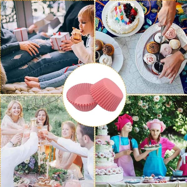 Cupcake Cases - Standard størrelse cupcake cases til pink KLB