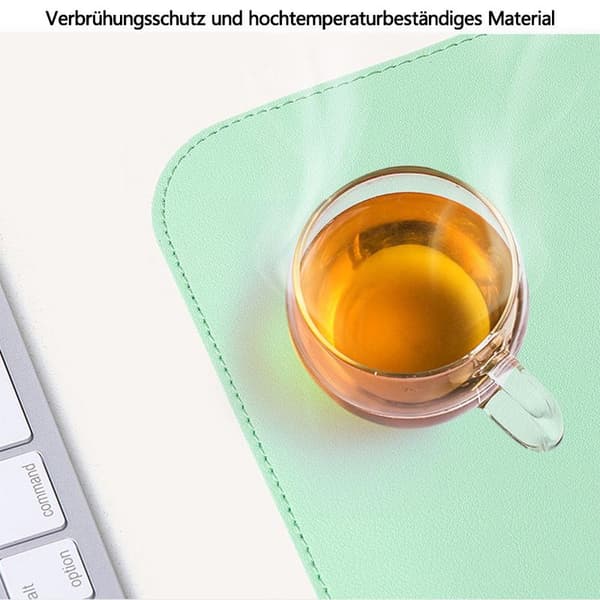 1 stk Bordmatte, skrivebordsmatte, 60 x 30 cm PU bordmatte, laptop