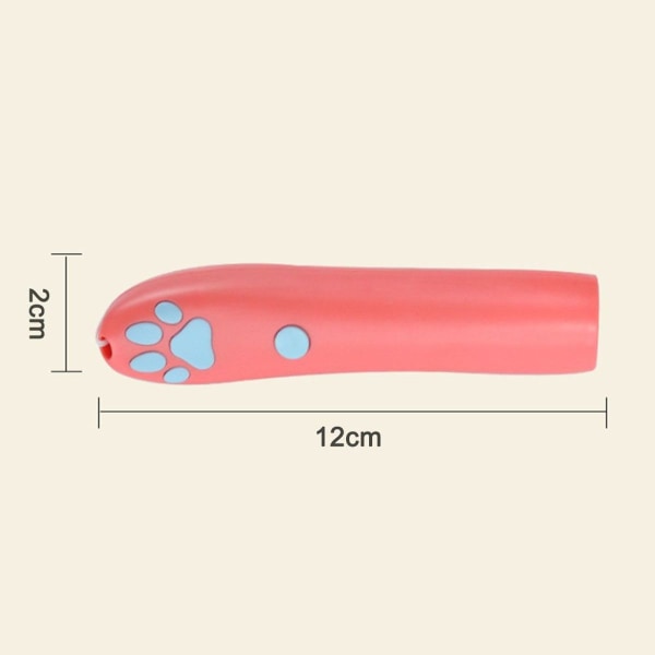 Cat Leke Catch Interactive Red Fish LED Light Paw Style Exercise KLB