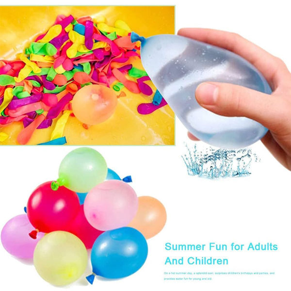 1000 kpl Water Balloons - Vesitäytteisiä ilmapalloja vesihauskuuteen KLB