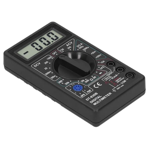 DT830B Multimeter Bærbar Digital Elektronisk LCD Voltmeter KLB