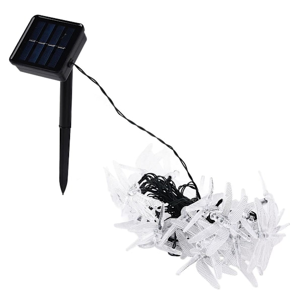 Dragonfly Solar String Lights 30 LED Solar Powered Fairy KLB