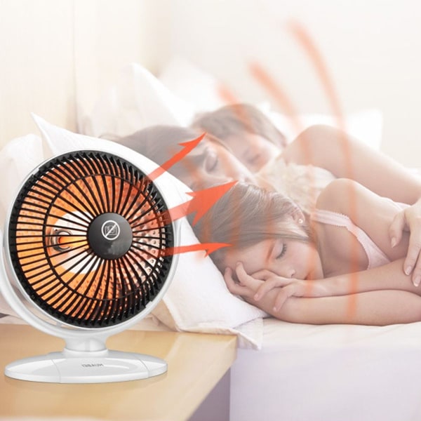 Mini Classic Personal Retro Air Circulation Fan 6 Tommer Lille Pink KLB