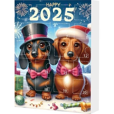2026 Adventskalender – for hunder figurer samleobjekter miniatyrer DIY-boks jul 2026 dager
