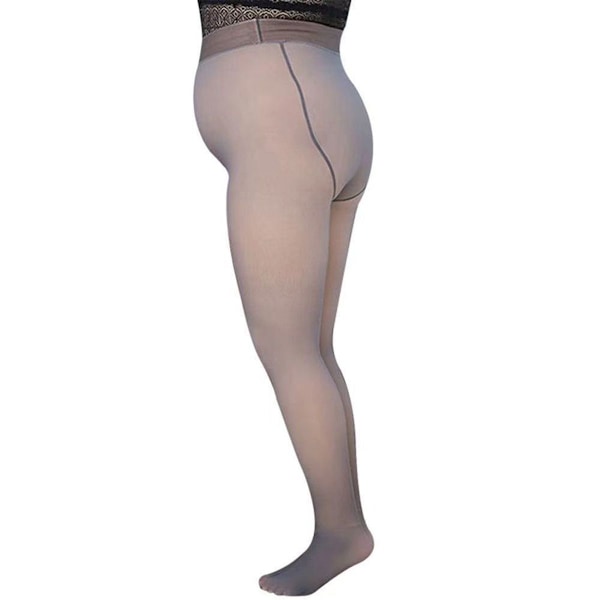 Falske gennemsigtige varme strømpebukser leggings fuld længde sokker KLB