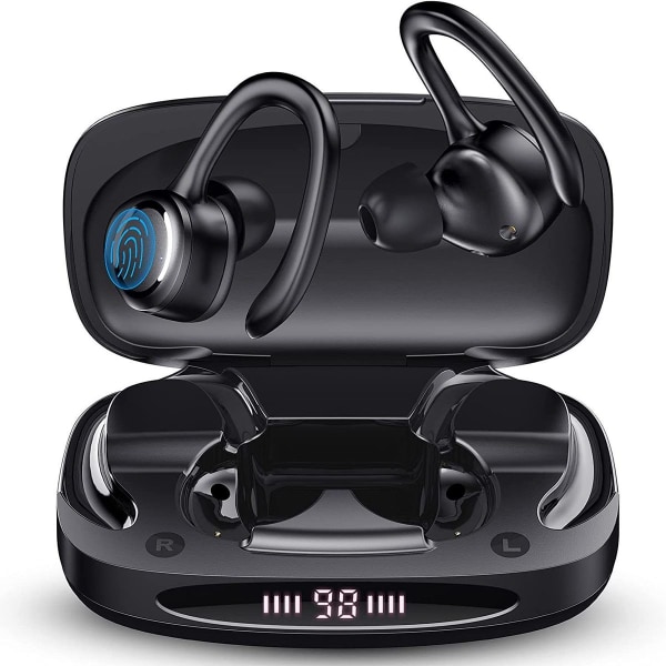 Bluetooth-hörlurar Sport, Litinst Hörlurar Trådlösa Bluetooth 5.3 3D Stereo