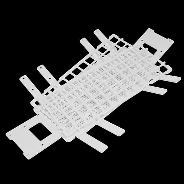 Plastpenn- og penselholder med 60 hull - Skrivebordsstativ