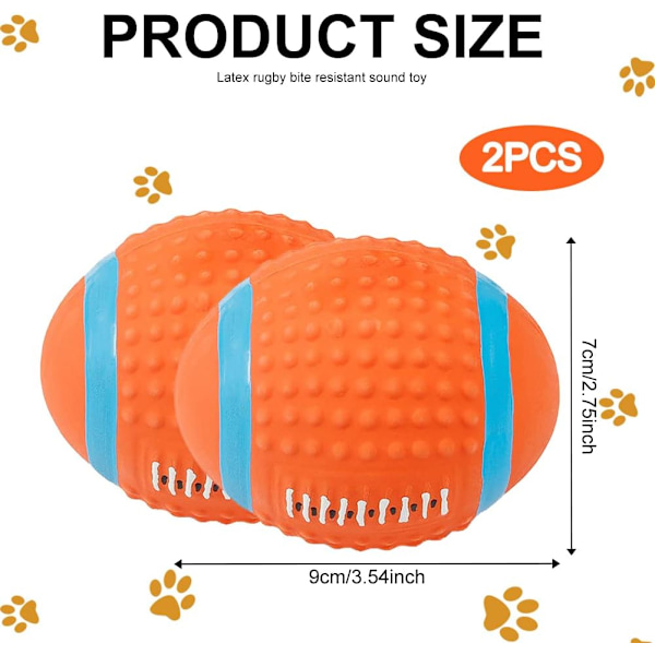 2 stycken hundboll leksak med pipboll volleyboll hundar pipboll tugga