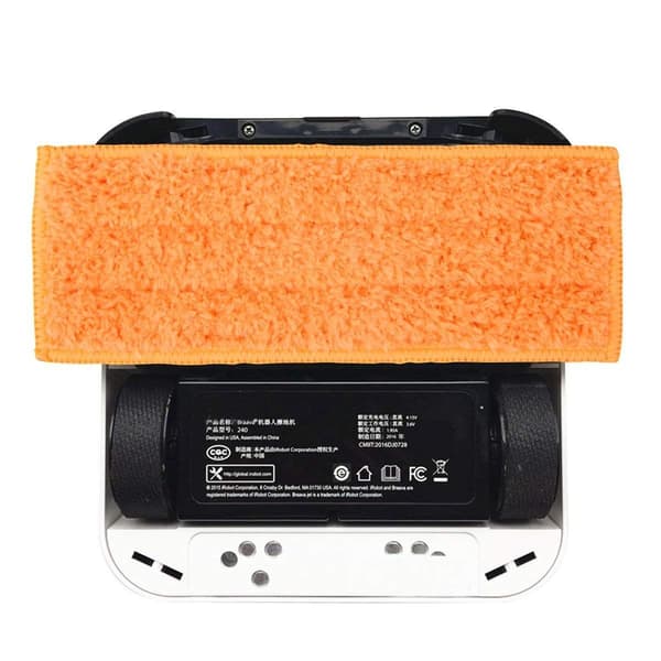Egnet for irobot Braava Jet Sweeping Cloth, Regular Orange Mopping Robot Attachmen