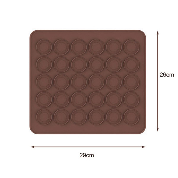 Silikonbakematte 30 hull macaron silikonmatte silikonform KLB