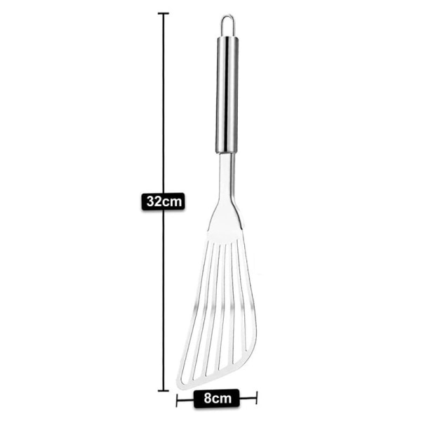 Flexibla rostfria skrapor för fisk, 2 delar