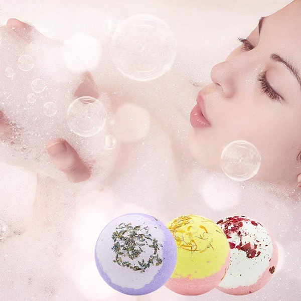 PCS Bath Bombs Gaveesett for Baby Jenter Kvinner Menn Avslapping & Organisk t KLB