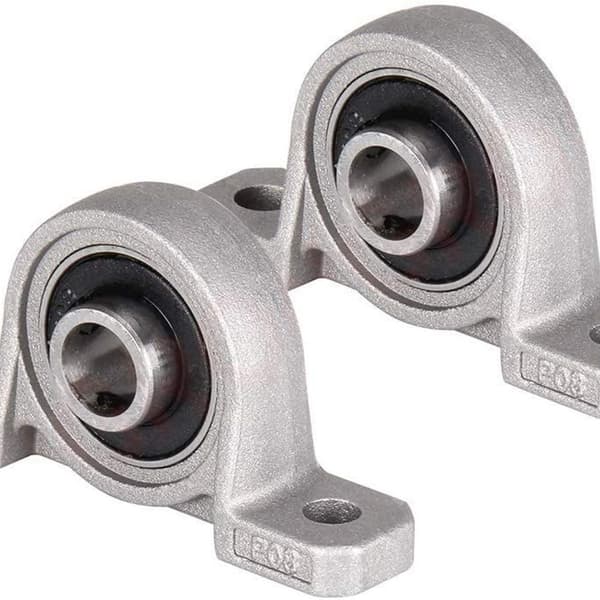Pakke med 4 bloklejer, 10 mm kuglelejer, lejeblokke, flansboring, selvmontering