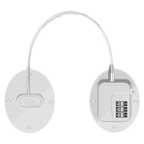 Kylskåpslås kombinationsdesign, robust metall ABS KLB
