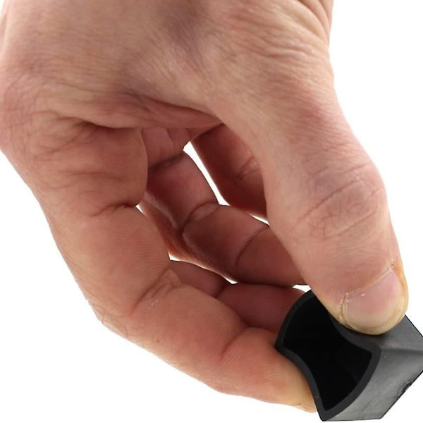 Firkantede gummifødder - 25 mm - til stole, borde, møbelben