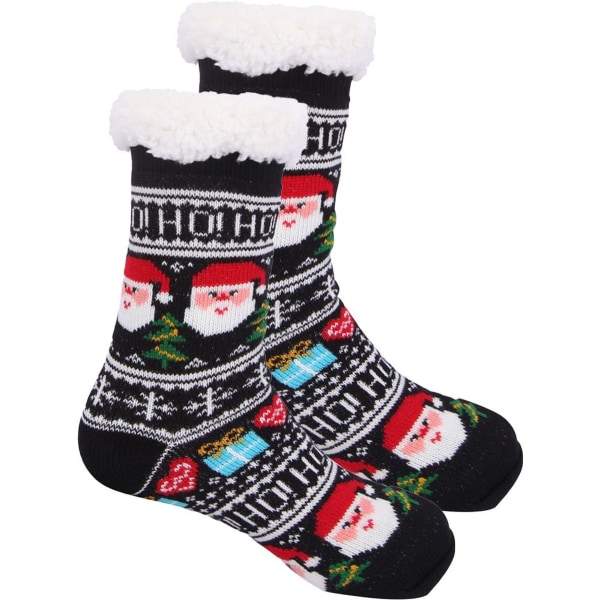 Girls Christmas Slipper Socks Non-Slip Fluffy Winter Socks Style 4 KLB