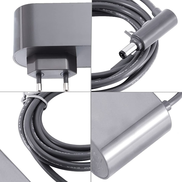 Dyson V6V7V8DC62 0.8A oplader til Dyson støvsuger tilbehør Indgang 100-240V
