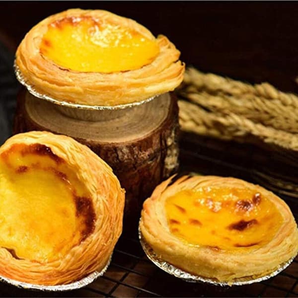 Æggekageform 250 stk/sæt, Engangs Aluminiumsfolie Kopper Bage Muffins