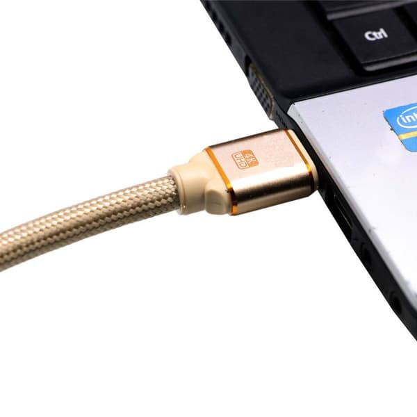 USB til 4K HDMI-kabeladapter Høyhastighets HDMI-kabel 4K