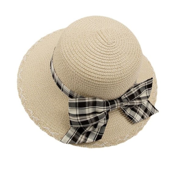 Sommar solskydd strandhatt hopfällbar bred brätte semester