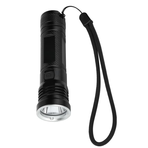 Taskulamppu USB-lataus, alumiini, mini monitila KLB