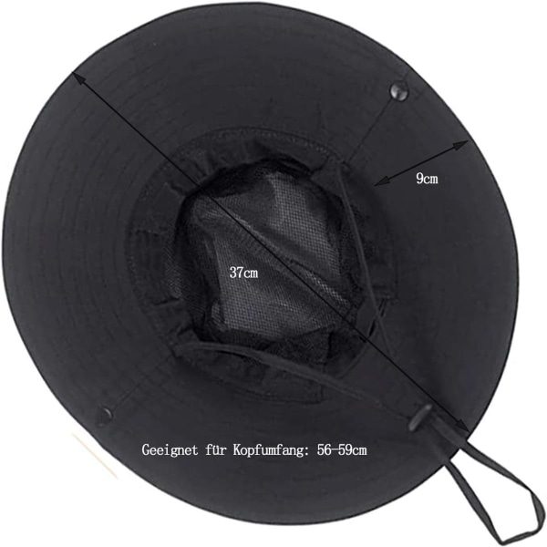 Solhatter kvinners UV-beskyttelse pakkbar solhatt KLB