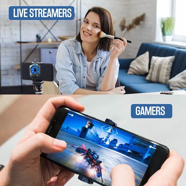 Telefonkylare för spel, universell mobiltelefonkylare med två kylningslägen, mobiltelefon