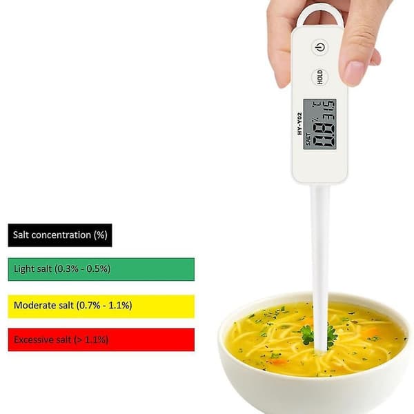 Bærbar saltmåler til køkkenet
