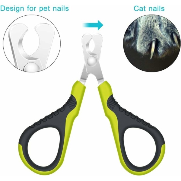 Cat Nail Clippers Scissors,Stainless Steel Nail Scissors For Cats,Dogs,Rabbits,Birds And Small Animals KLB