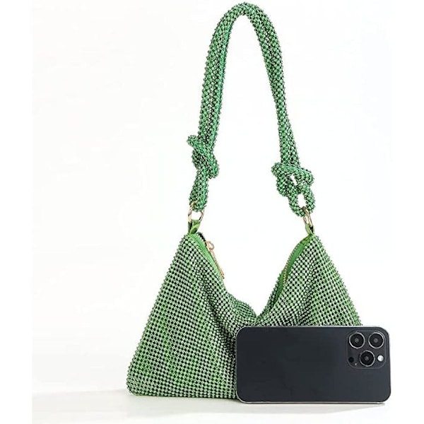 Kvinners clutch glitter kveldsveske skulderveske elegant håndveske med