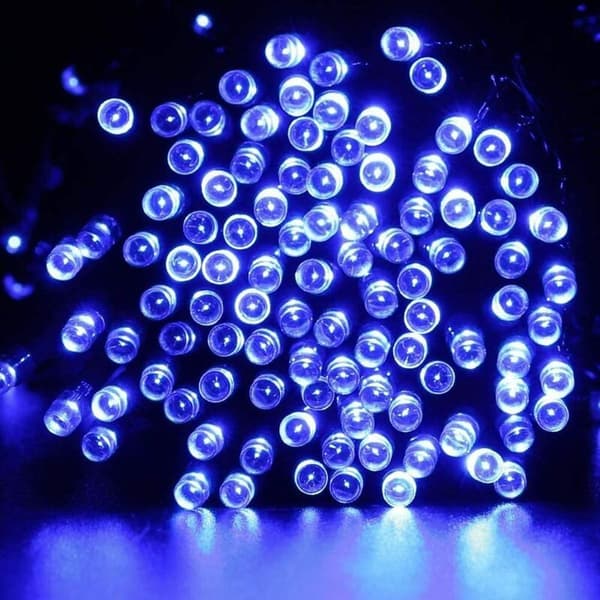 2-pack solcellslampor för utomhusbruk 22 m 200 LED solcellslampor