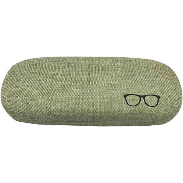 Briller Etui i Stoff Hard Case Bærbar Briller Etui(Grønn)