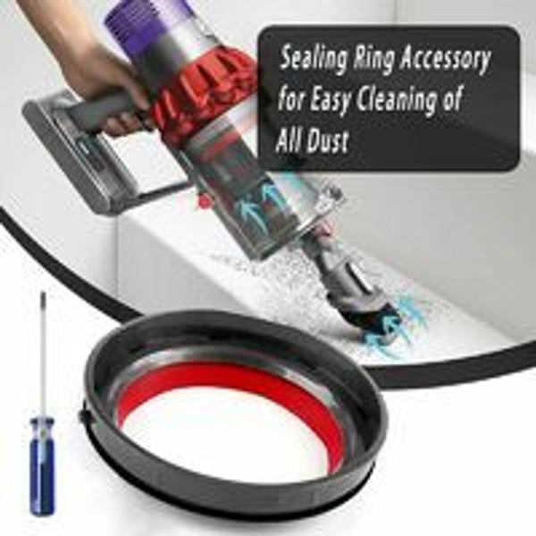 Dammbehållare med fast tätningsring, ersättning för Dyson V11 dammsugare KLB