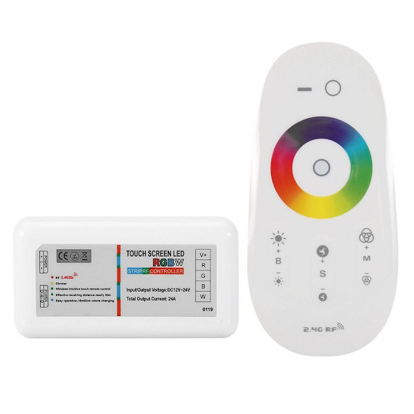 DC12-24V 2.4G Värikäs RGB RGBW LED-nauhaohjain KLB