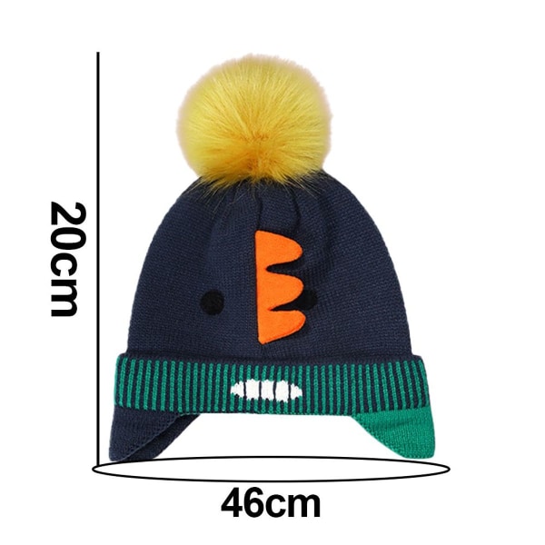 Barnhatt, varm vinterhatt för pojkar och flickor, fleecehatt, stil 4