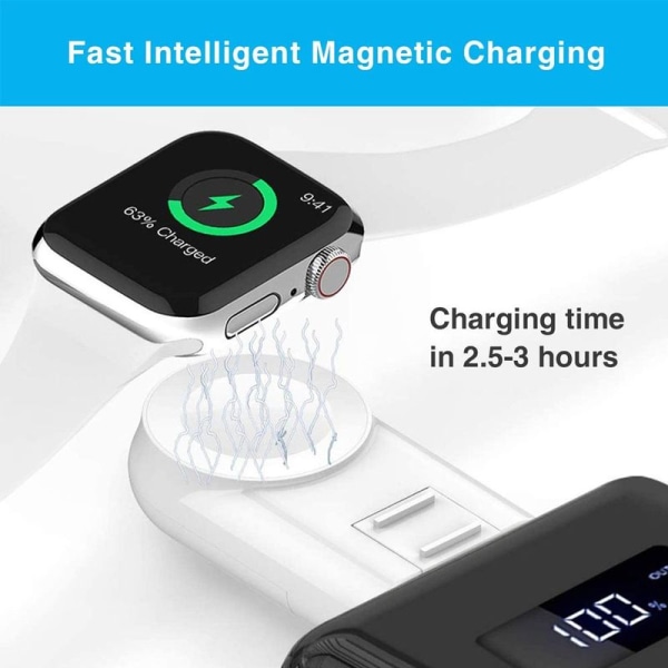Trådløs oplader til Apple Watch, justerbar USB