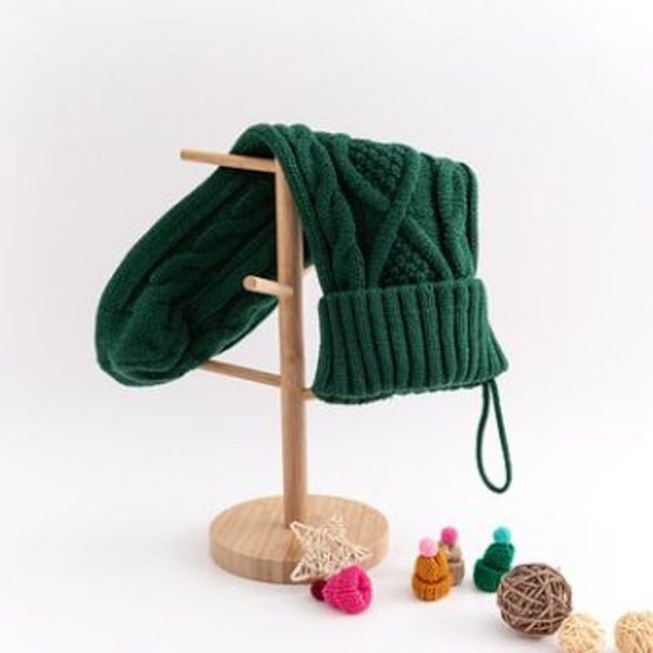 1 paket julstrumpor 18 tum kabel grön KLB